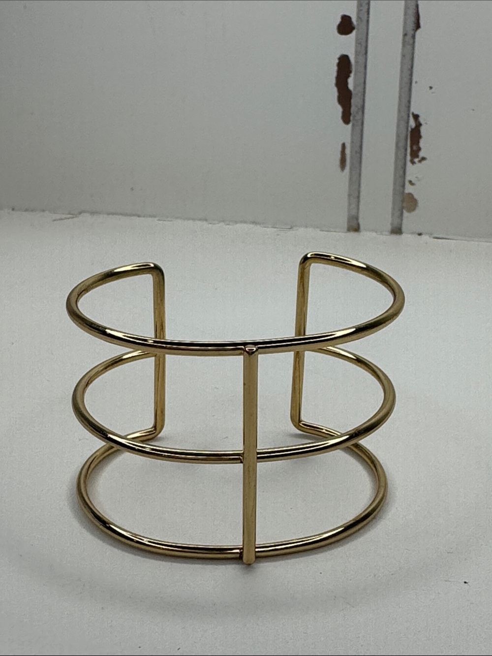 belk Gold-Tone Triple Band Open Cuff Bracelet
